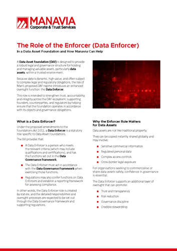 The Role of the Enforcer